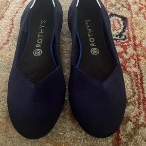 Navy Rothy’s - Authentic- Good Used Condition. Insoles have wear. 10.5.  Navy.